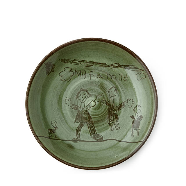 Personalized Childhood Drawing Plates | Uncommon Goods