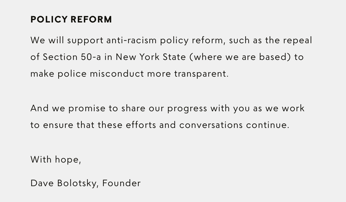 Our commitments in support of Black Lives Matter