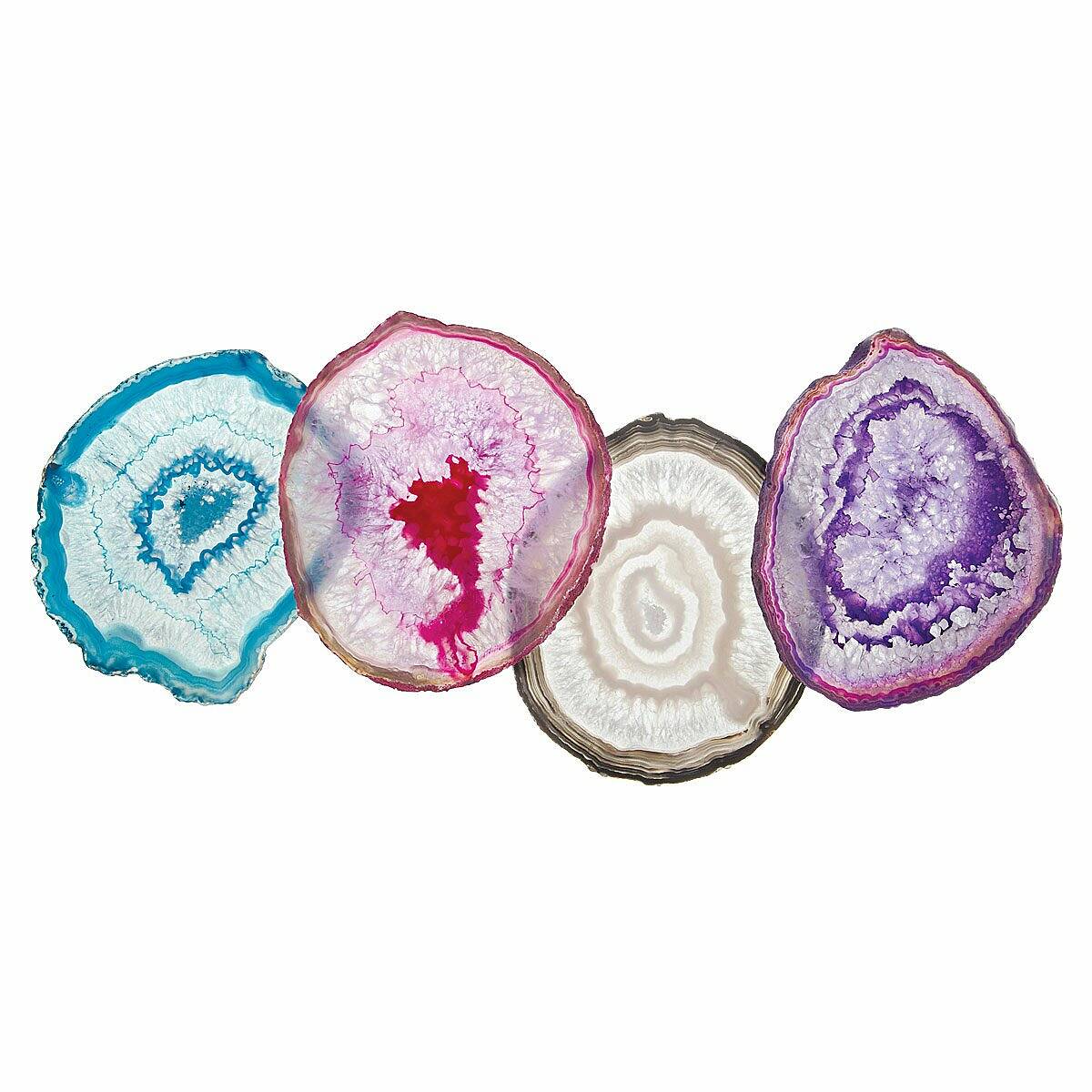 Agate Coasters Set of 4 RabLabs, Agate Gift