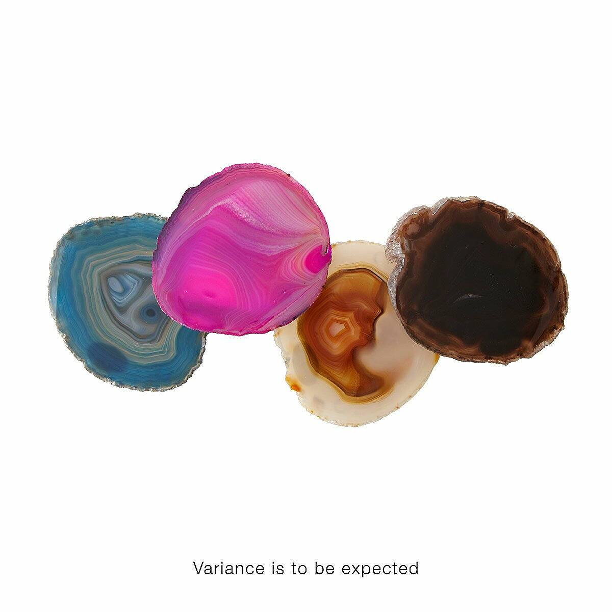 Agate Coasters Set of 4 RabLabs, Agate Gift