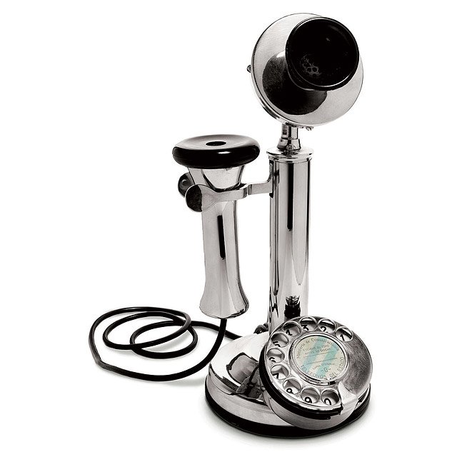 restored 1920's candlestick phone Sleek, Beautiful, Real, Working
