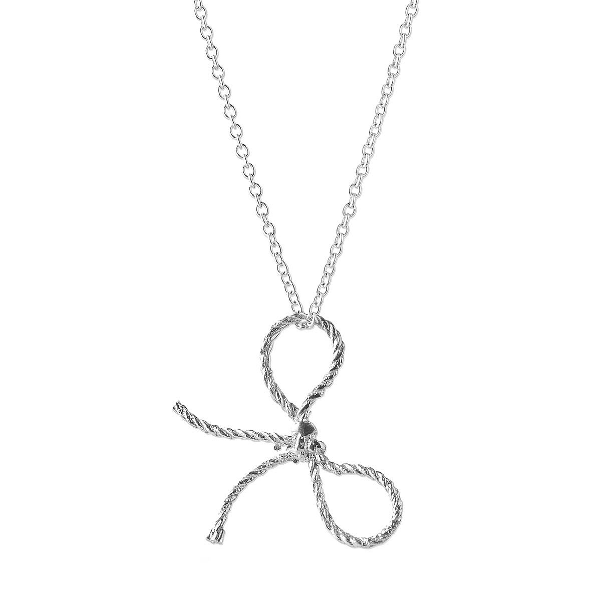 Forget Me Not Necklaces | Knot, Bow, Ribbon, Kiel Mead | UncommonGoods
