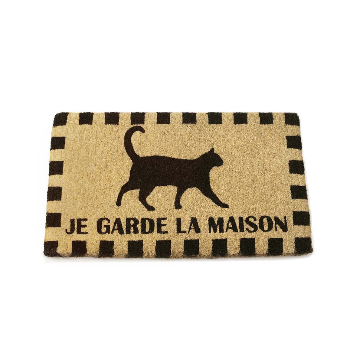 Guard Cat Doormat Je, Garde, Le, Maison, Cats, Door, Mats,