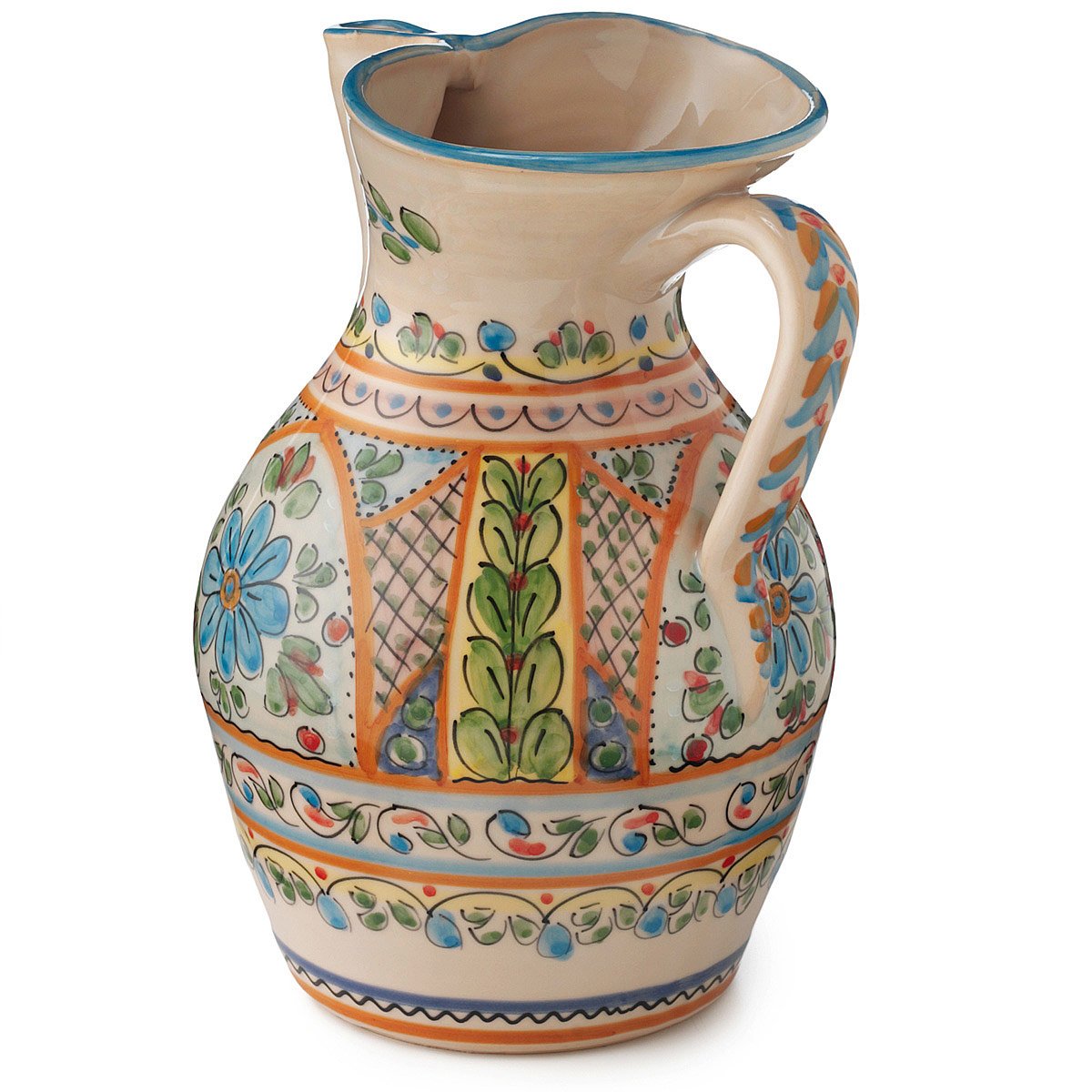 Sangria Pitcher Traditional Ceramic Spanish Wine Pitcher