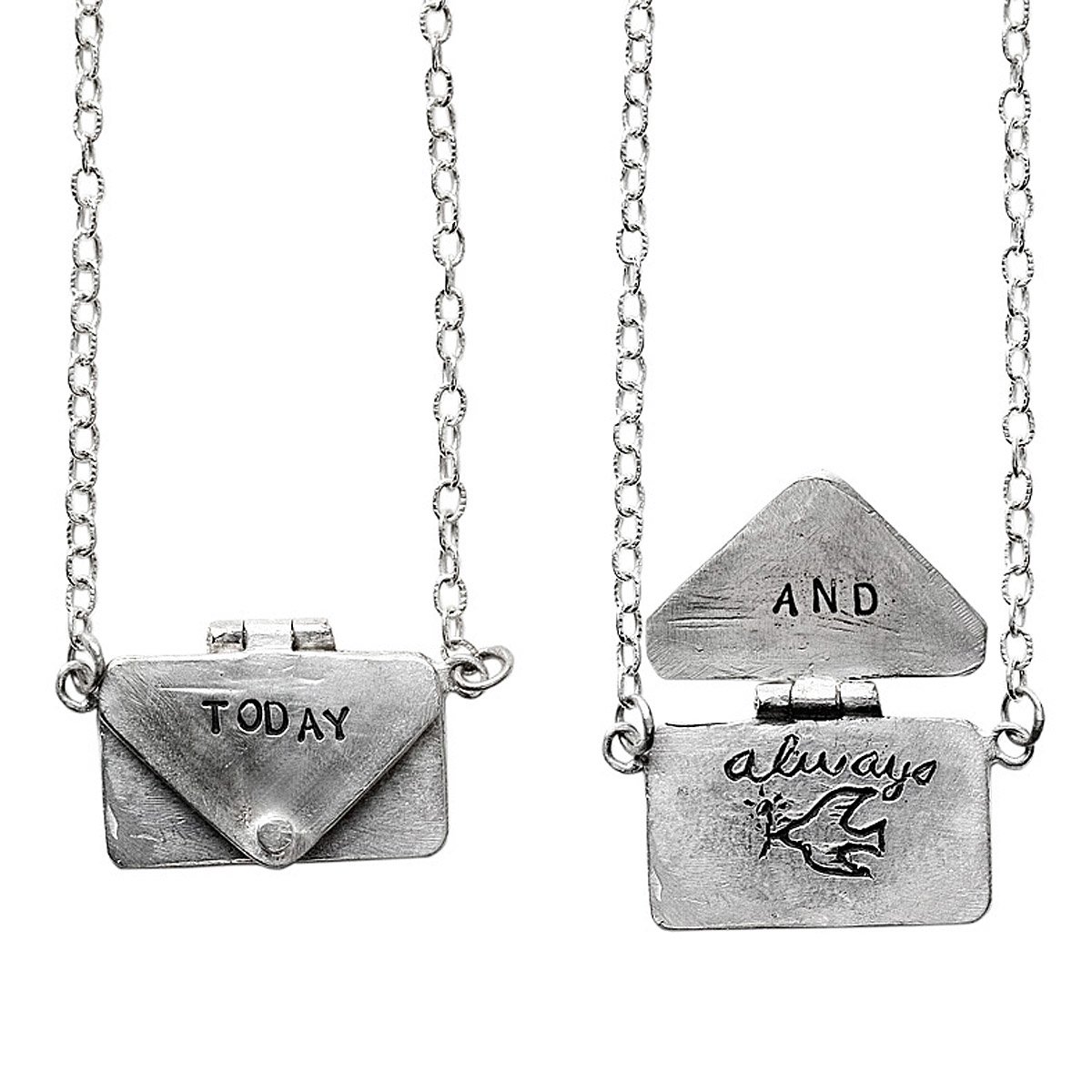 Love Letter Necklace Yayoi Inada Sterling Silver Jewelry Charm Love letter necklace yayoi inada sterling silver jewelry charm
