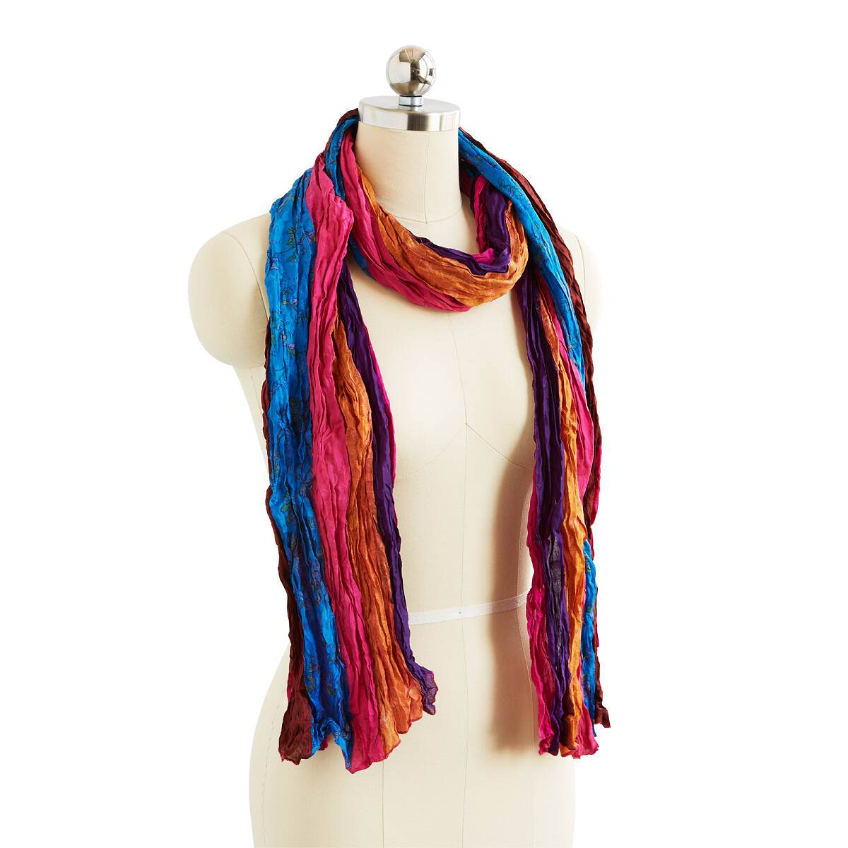Jewel Toned Sari Scarf Indian Sari Scarves