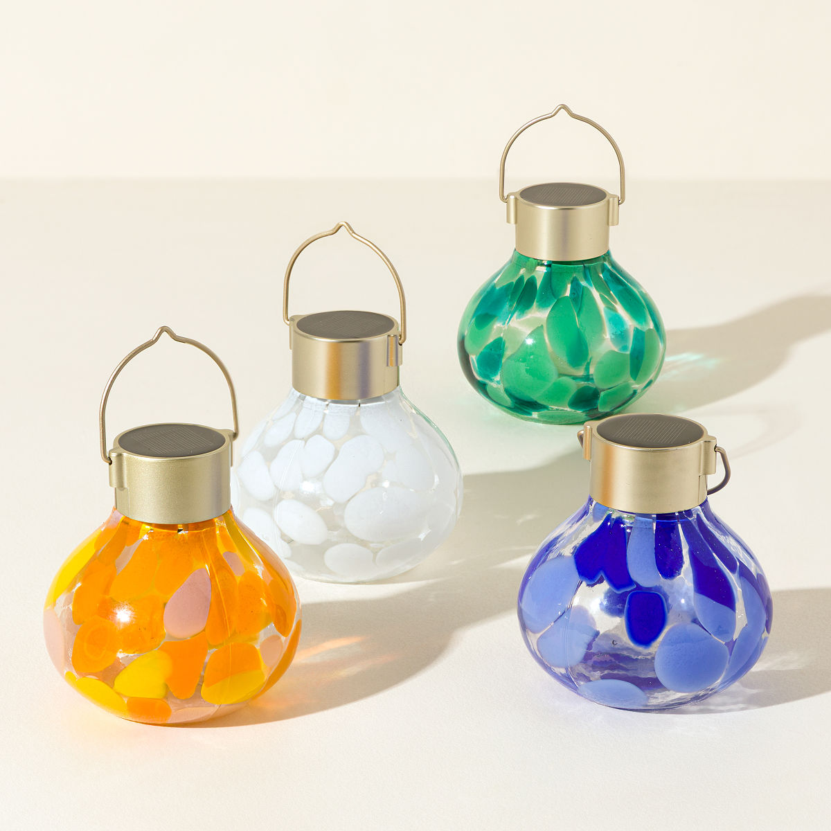 Solar Tealights Luminario, Hurricane Lamp, Lantern, Garden, Patio, Outdoor