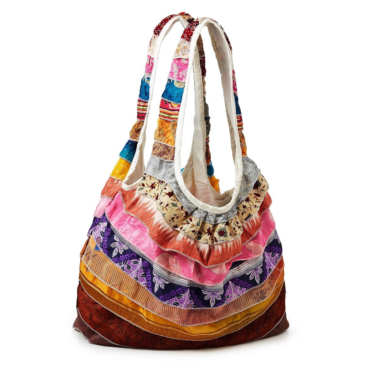 Sari Bag Patchwork Recycled Sari Purse