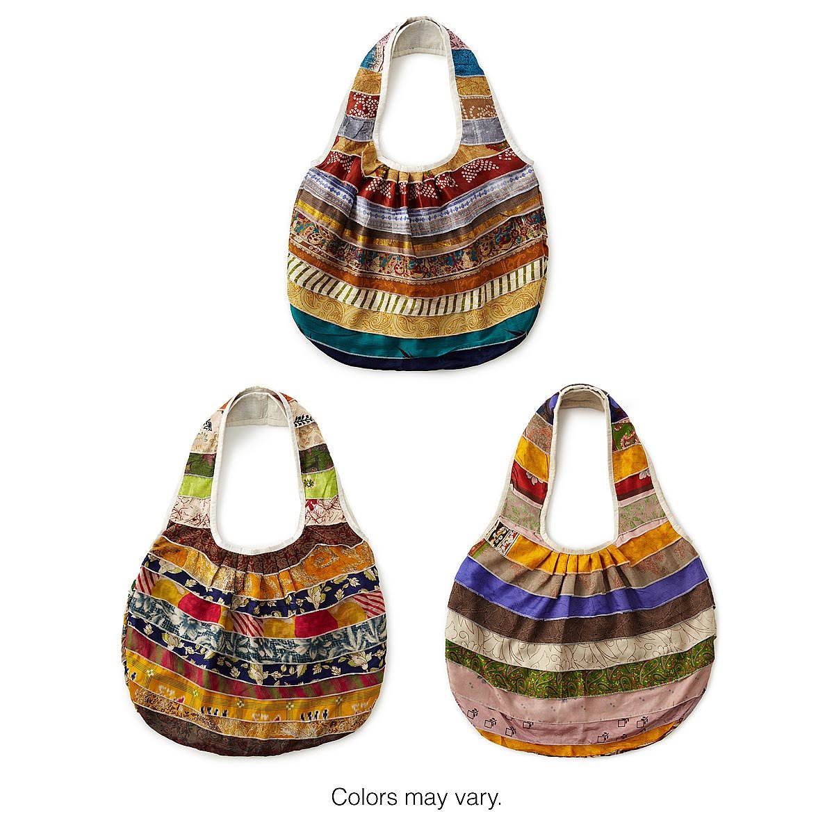 Sari Bag Patchwork Recycled Sari Purse