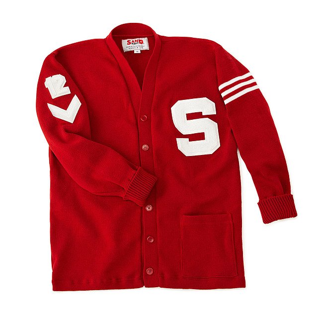 Customized Letterman Sweater Custom Varsity Cardigan With Letter & Patches