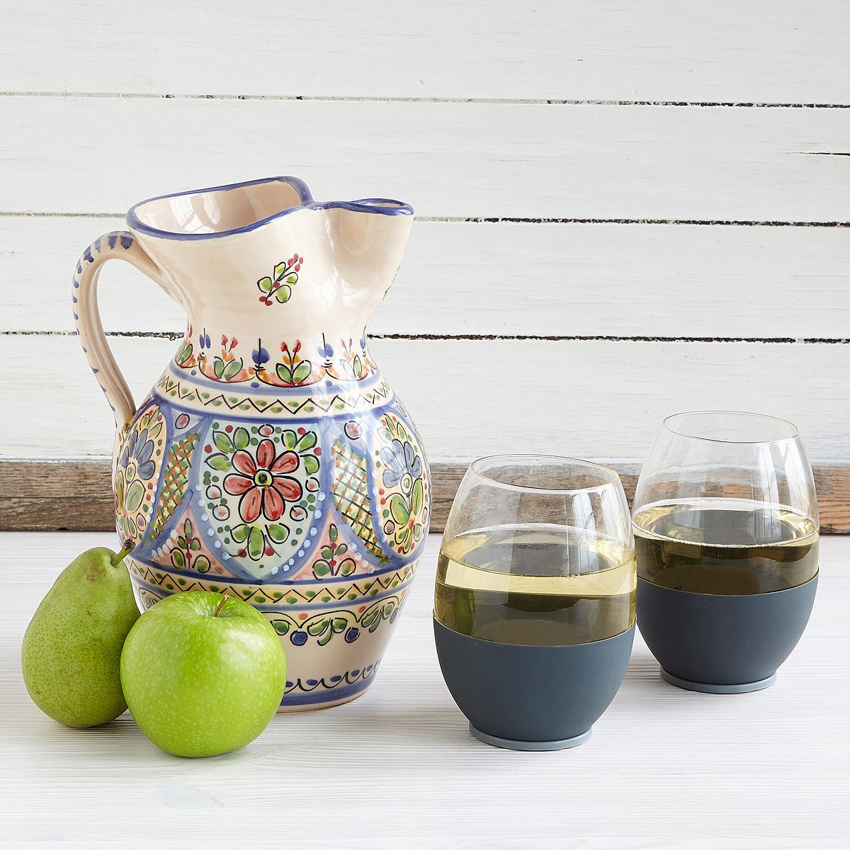 Self Chilling Wine Glasses Set of 2 stemless wine glasses