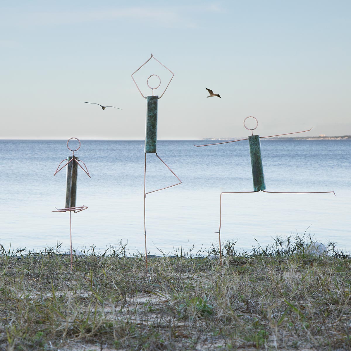 Yoga Pose Garden Sculptures Vinyasa, backyard decor