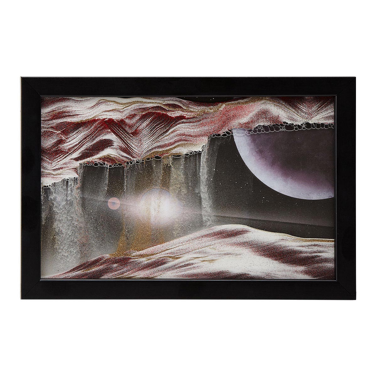 Outer Space Sand Art Colored Sand Picture, Sandscape