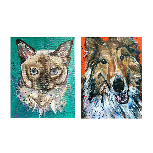 Custom Painterly Pet Portraits Animal Painting Uncommongoods