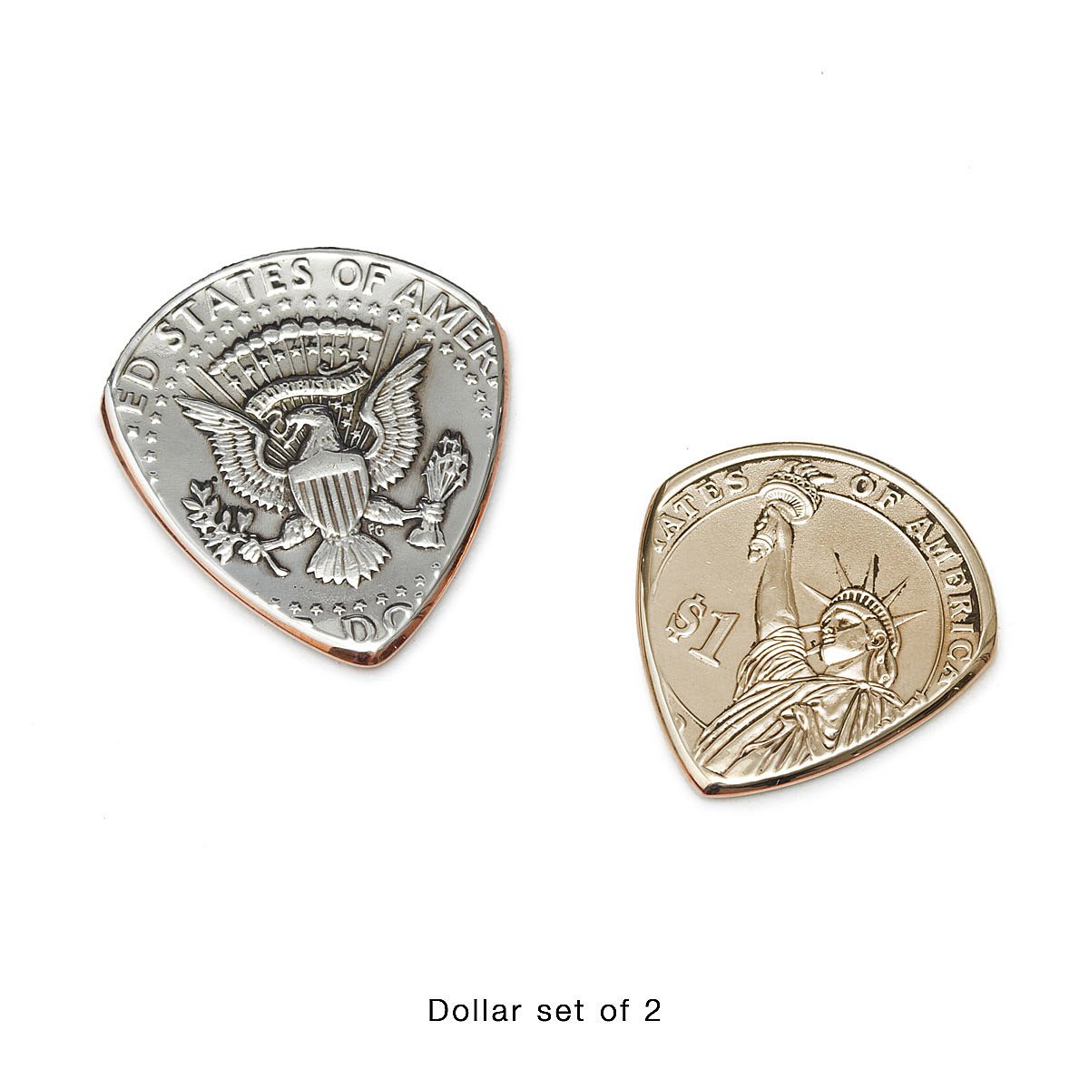 Repurposed Coin Guitar Picks Recycled coin guitar pick