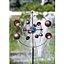 Kinetic Spinner Stake | kinetic metal wind sculpture | UncommonGoods