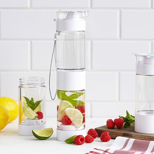 Flavor Fusion Water Bottle Infused Water Bottles, Portable Infuser