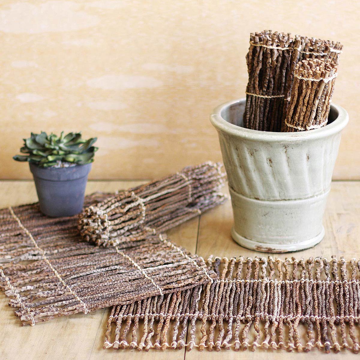 Twig Placemats Set of 6 coco mats