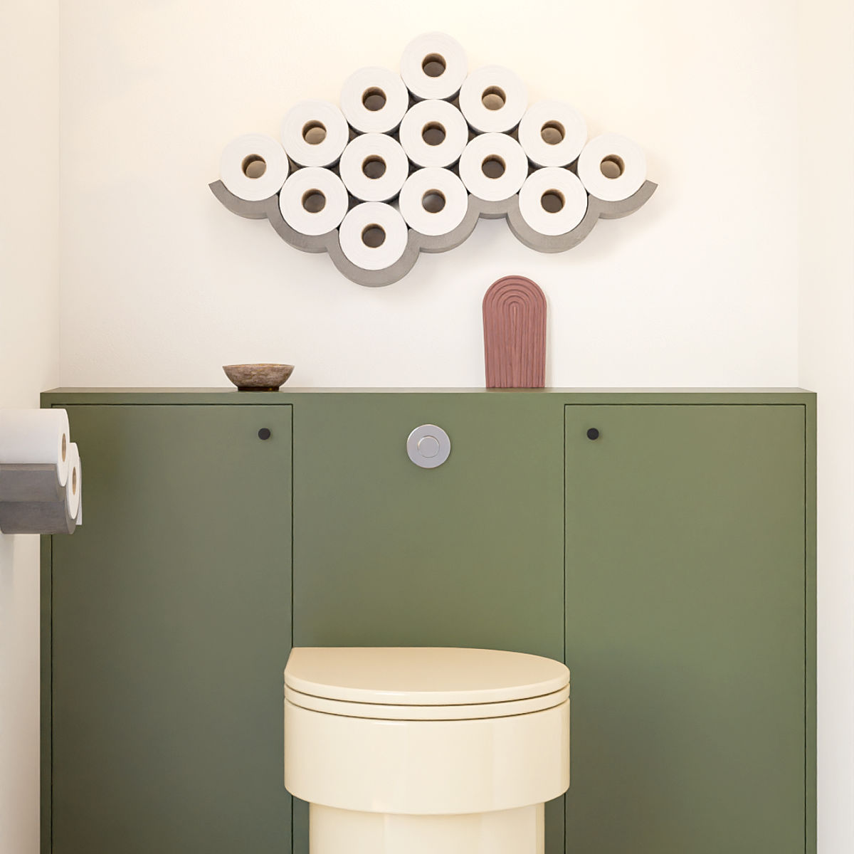 Cloudy Day Toilet Paper Storage | toilet paper holder ...