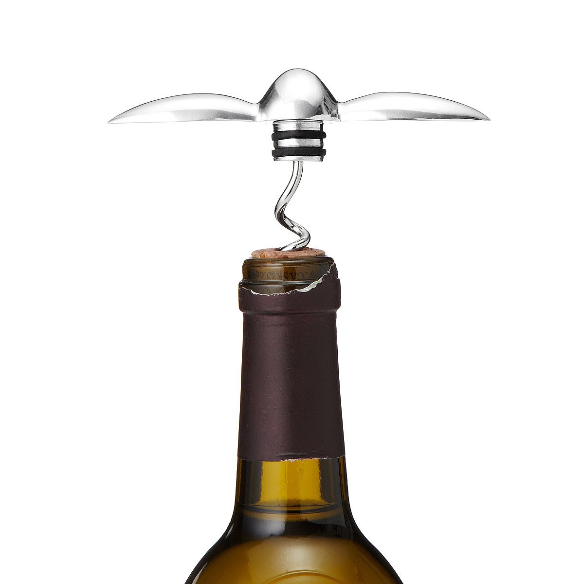 Airplane Bottle Holder with Corkscrew Propeller Wine holder