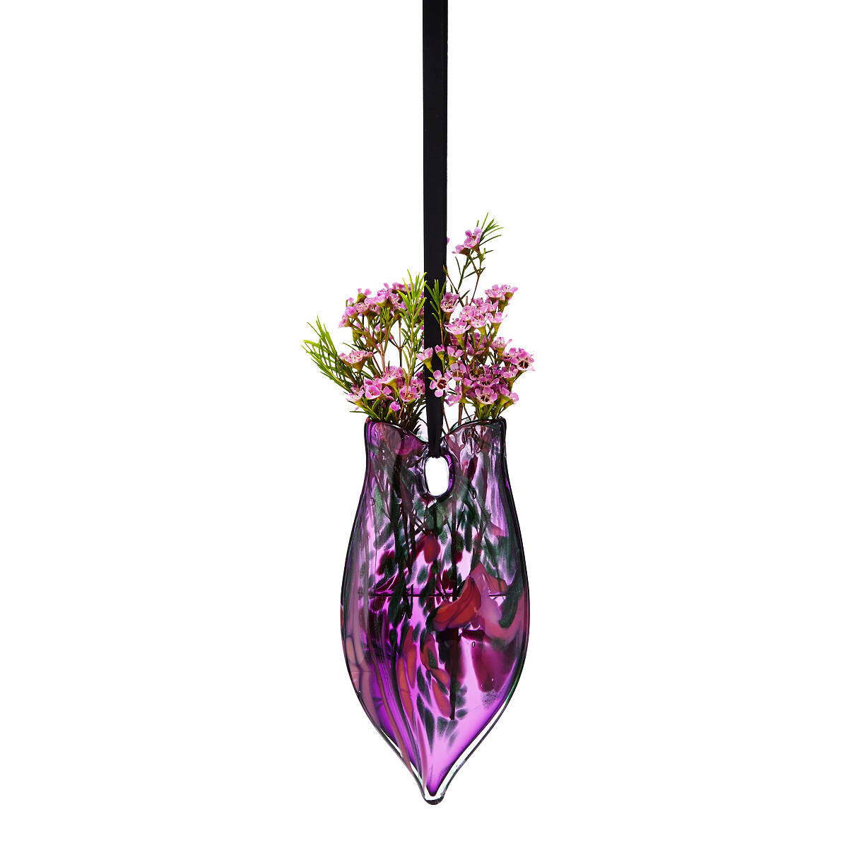 Hanging Heart Vase glass vessel