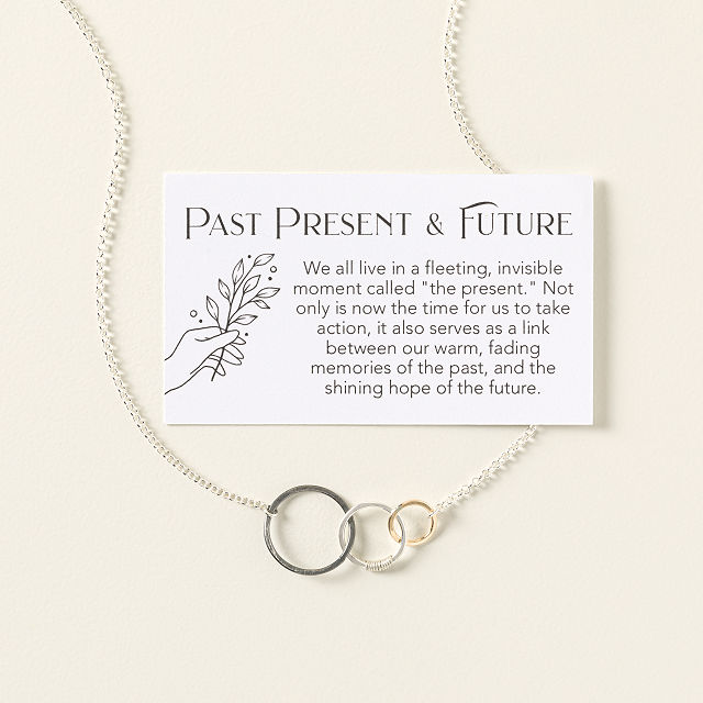 Past Present Future Necklace