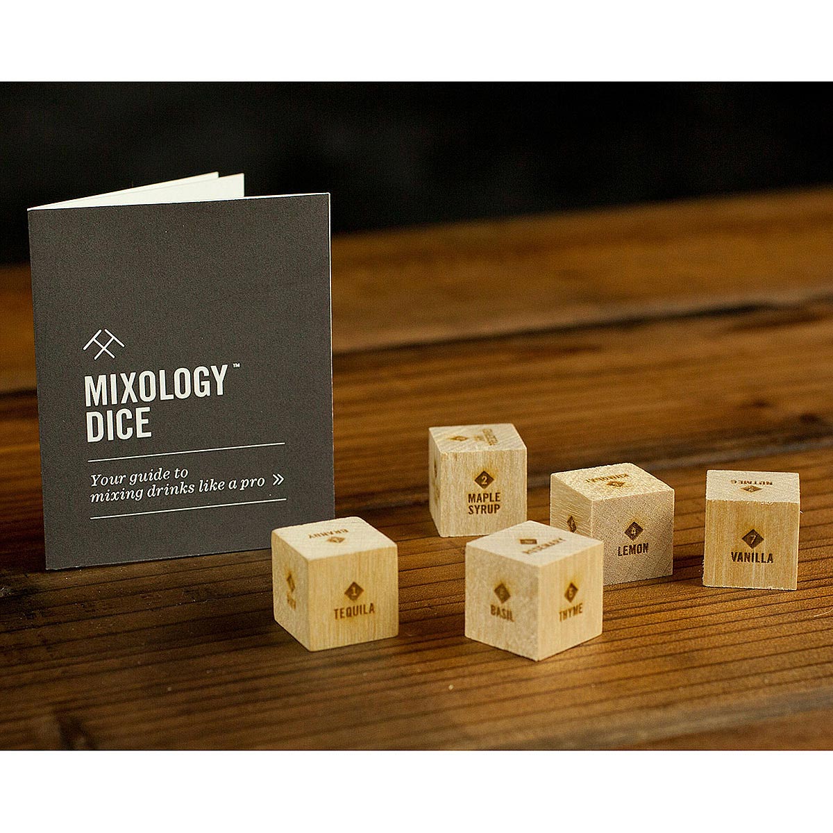 Mixology Dice bartend, dinner party games