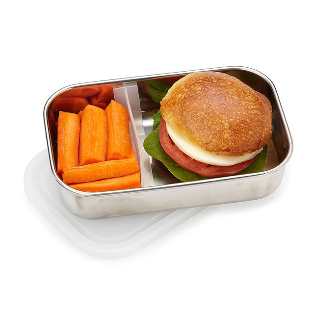Food Container with Adjustable Divider bento box