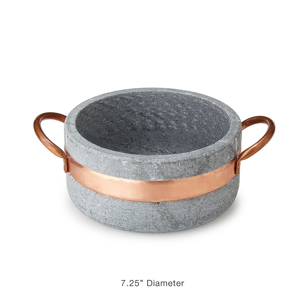 Soapstone Pot with Copper Handle soapstone dish, oven to table