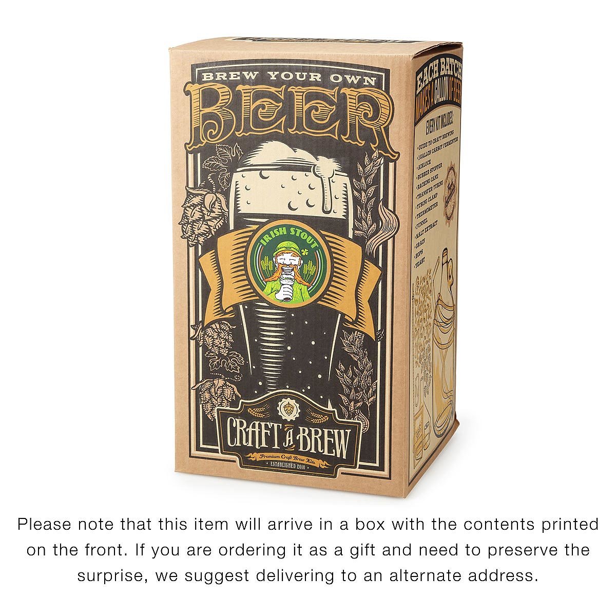 Irish Stout Beer Brewing Kit homebrew kit