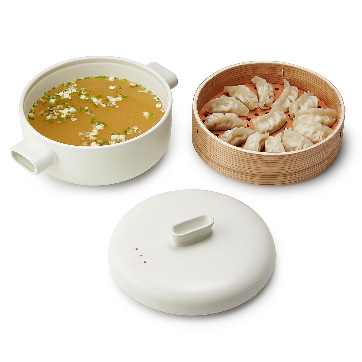 Ceramic and Terracotta Steamer Set how to steam vegetables