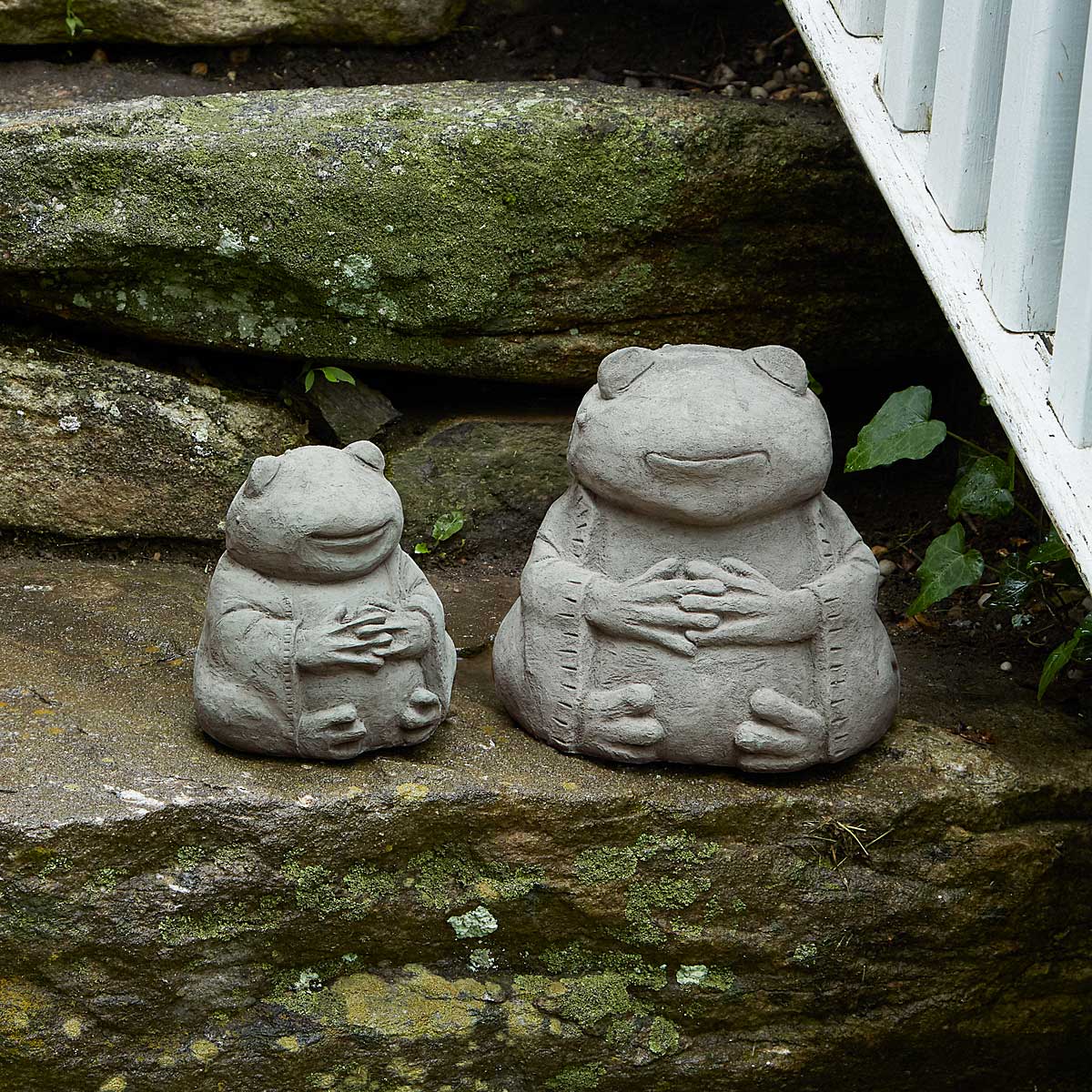 thumbnail image 2 of Pujipu Meditating Frog Statue Buddha, Zen Frog, Zen 2 of 13