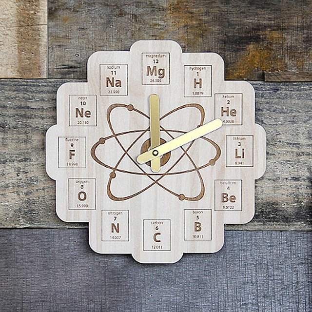 Periodic Table Clock science clock