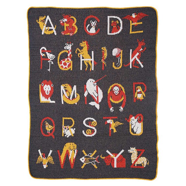 alphabet blanket