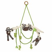 sloth crib mobile