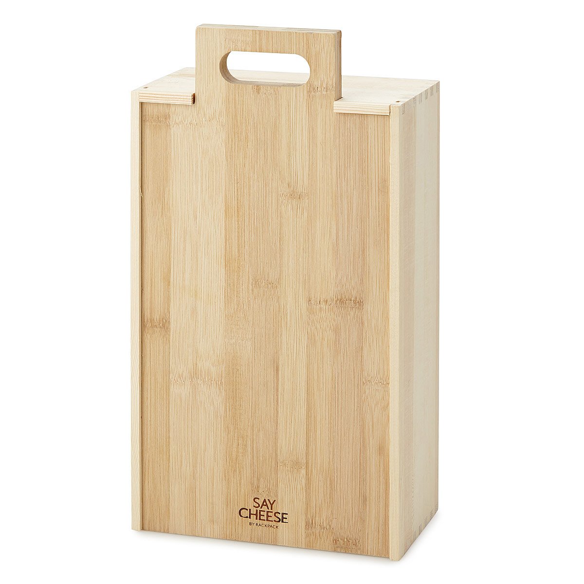 Wine Bottle Carrier with Cutting Board wooden wine boxes