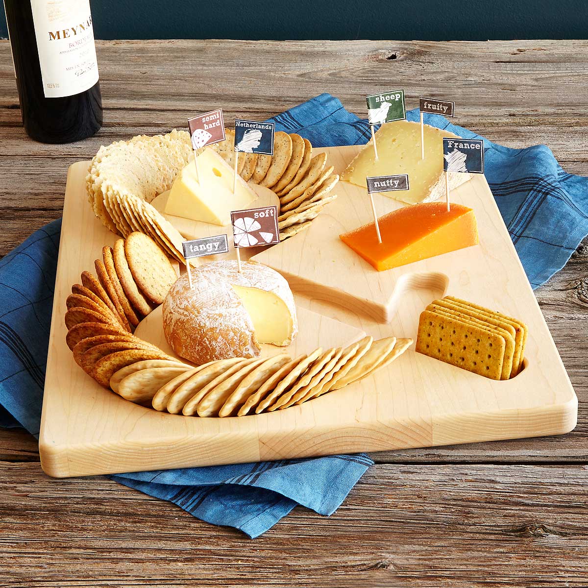 Printable Cheese Tasting Tags downloadable designs, free pdfs
