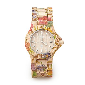 Floral Wood Watch; $130