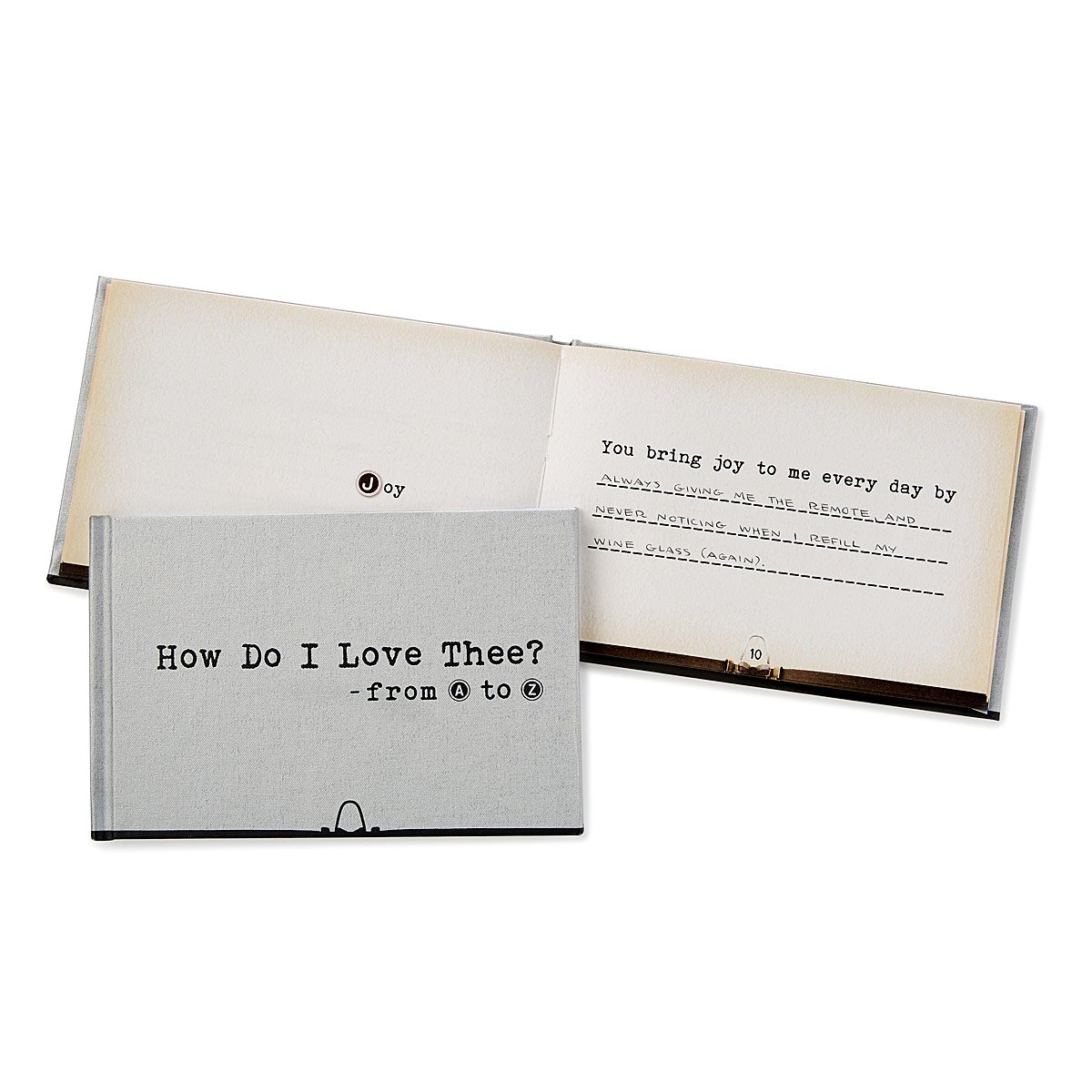How Do I Love Thee From A Z Fill In Love Book UncommonGoods