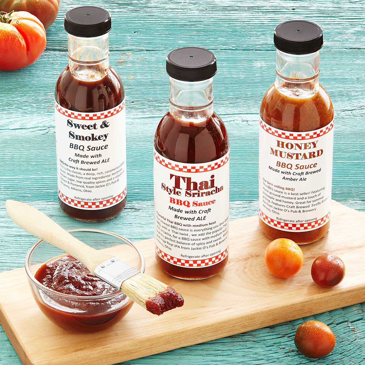 Beer-Infused BBQ Sauce Set of 3