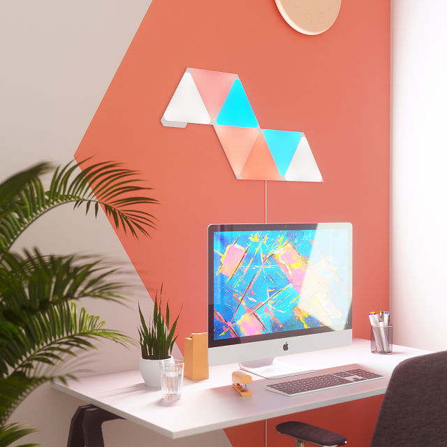 radium bånd udvide Smart Lighting Panels | NanoLeaf, Custom Lighting Wall Design | Uncommon  Goods