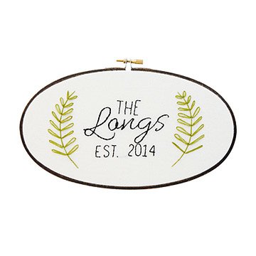 Personalized Family Name Embroidery