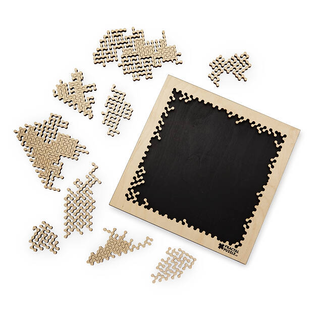 wooden fractal puzzle