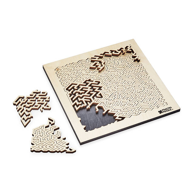 wooden fractal puzzle
