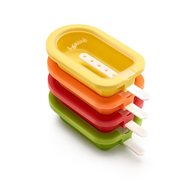 Stackable Ice Pop Molds Set of 4 Popsicle, Summer Desserts