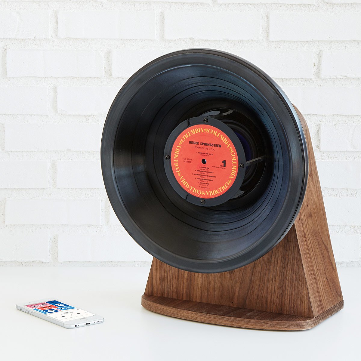 Vintage Vinyl Bluetooth Speaker Wireless Speakers, LPs