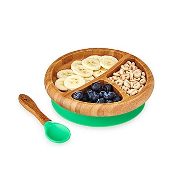 Bamboo Suction Baby Plate Set