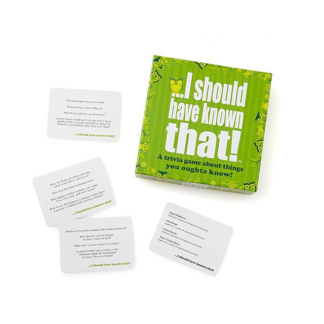 I Should Have Known That! Party Game - these Father's Day gifts will thrill dad and give you food for thought!