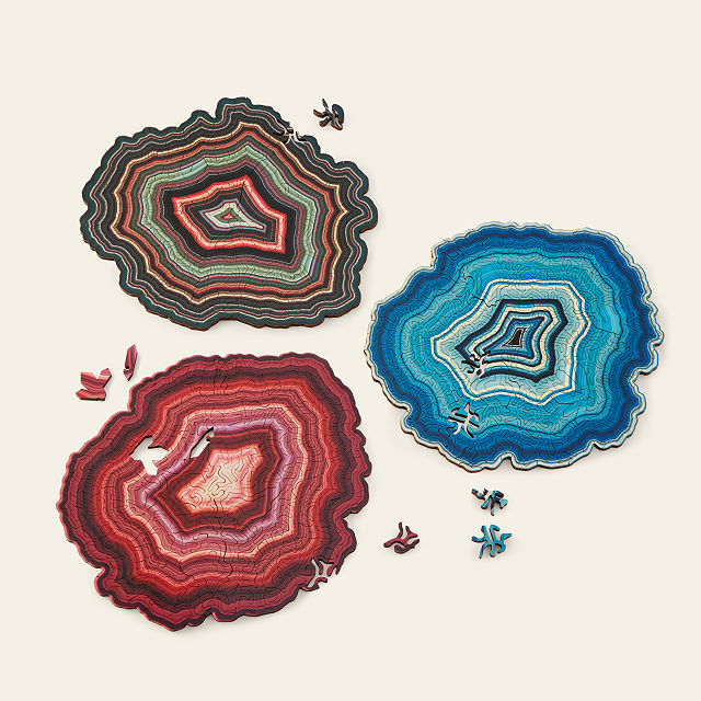 Geode Puzzle Challenging Jigsaw Uncommon Goods