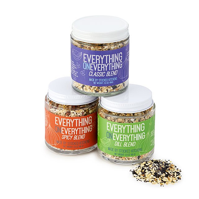Everything Bagel Seasoning Trio Food Gifts Gifts For Foodies Uncommon Goods
